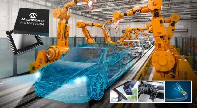 Equipped with an automotive interface, Microchips’ CAN FD solution is able to alleviate vehicle powertrain CPUs by handling data transfer without its’ assistance