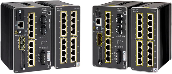 A Cisco Catalyst IE 3300 Series Ethernet switch