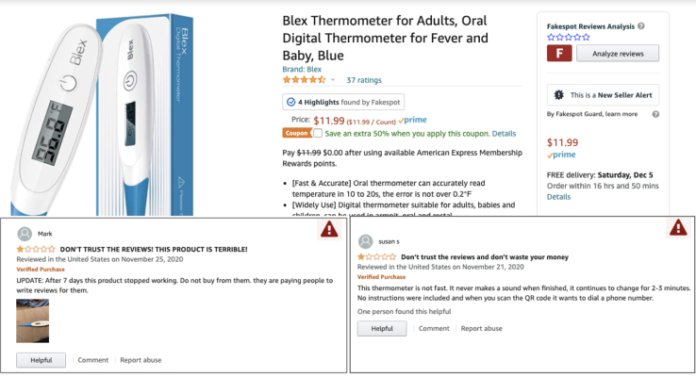 Cyber Monday scams? Fakespot says its tech can spot fraudulent reviews and sellers online