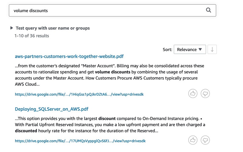 Hyperedge- , PCB Design, Hardware Design, Electronics Design, The following screenshot shows the Amazon Kendra response.