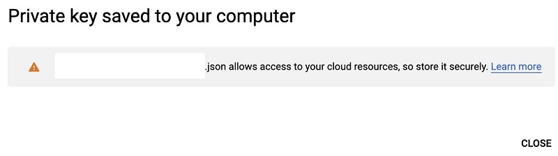 Hyperedge- , PCB Design, Hardware Design, Electronics Design, A JSON file containing the service account email address and private key is downloaded to your computer.