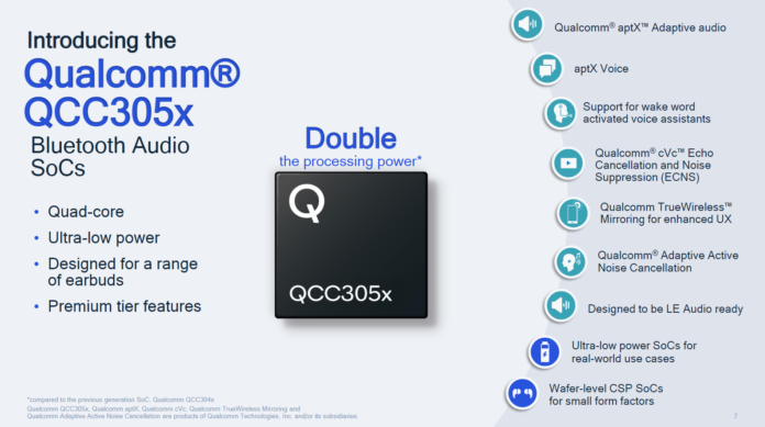 Qualcomm’s new chipset for wireless earbuds promises improved noise cancellation, all-day battery life