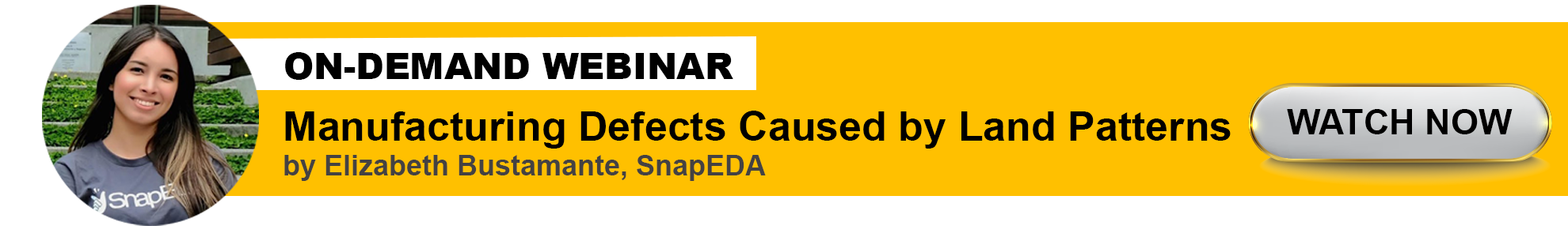 Hyperedge- , PCB Design, Hardware Design, Electronics Design, Webinar SnapEDA by Sierra Circuits banner