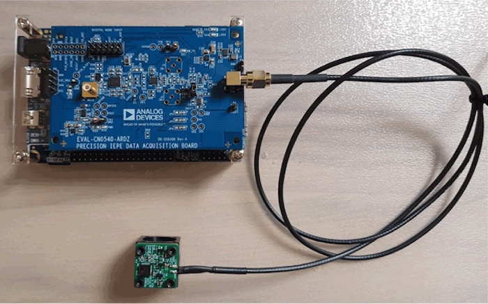 Hyperedge- , PCB Design, Hardware Design, Electronics Design, An image of a CN0549 Board with attachments