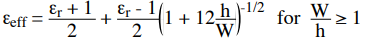 Hyperedge- , PCB Design, Hardware Design, Electronics Design, Effective dielectric constant formula