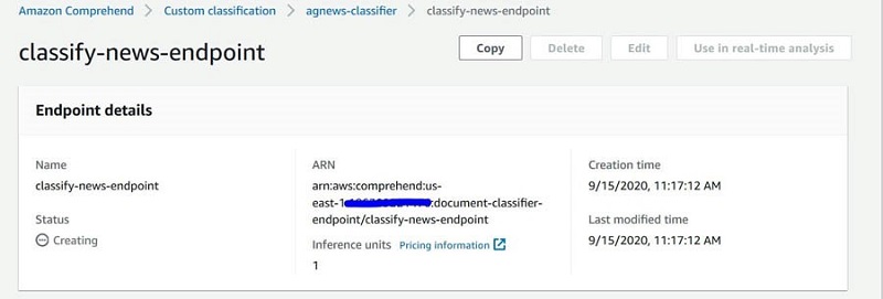 Hyperedge- , PCB Design, Hardware Design, Electronics Design, Copy the endpoint ARN as shown in the following screenshot.