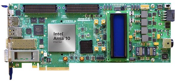 The Arria 10 FPGA development kit