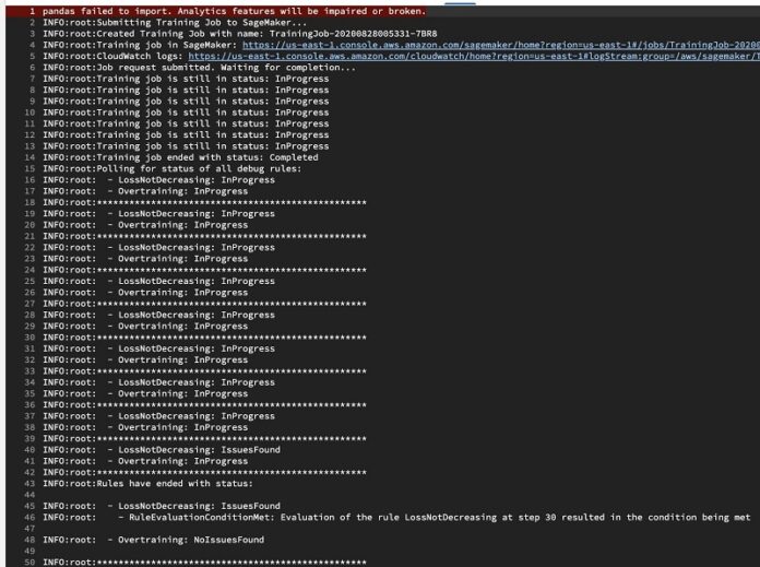 Analyzing open-source ML pipeline models in real time using Amazon SageMaker Debugger