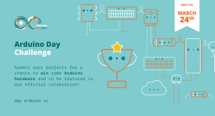 Arduino Day Challenge: Submit your project by March 24th for a chance to win some Arduino hardware!