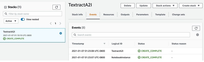 Hyperedge- , PCB Design, Hardware Design, Electronics Design, The following screenshot of the stack details page shows the status of the stack as CREATE_IN_PROGRESS