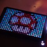 Zach Frew’s Liquid Lite Brite creates low-res art out of liquid dye