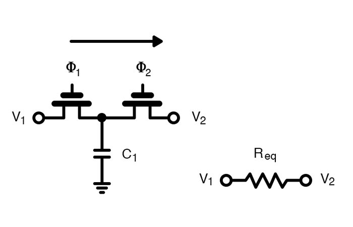 Hyperedge- , PCB Design, Hardware Design, Electronics Design, A switched-capacitor resistor.