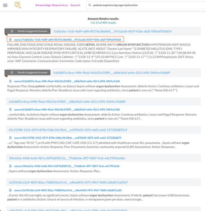 Build a cognitive search and a health knowledge graph using AWS AI services