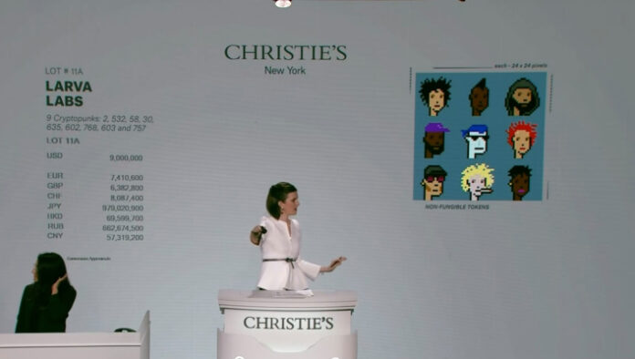 CryptoPunks NFT bundle goes for $17 million in Christie’s auction