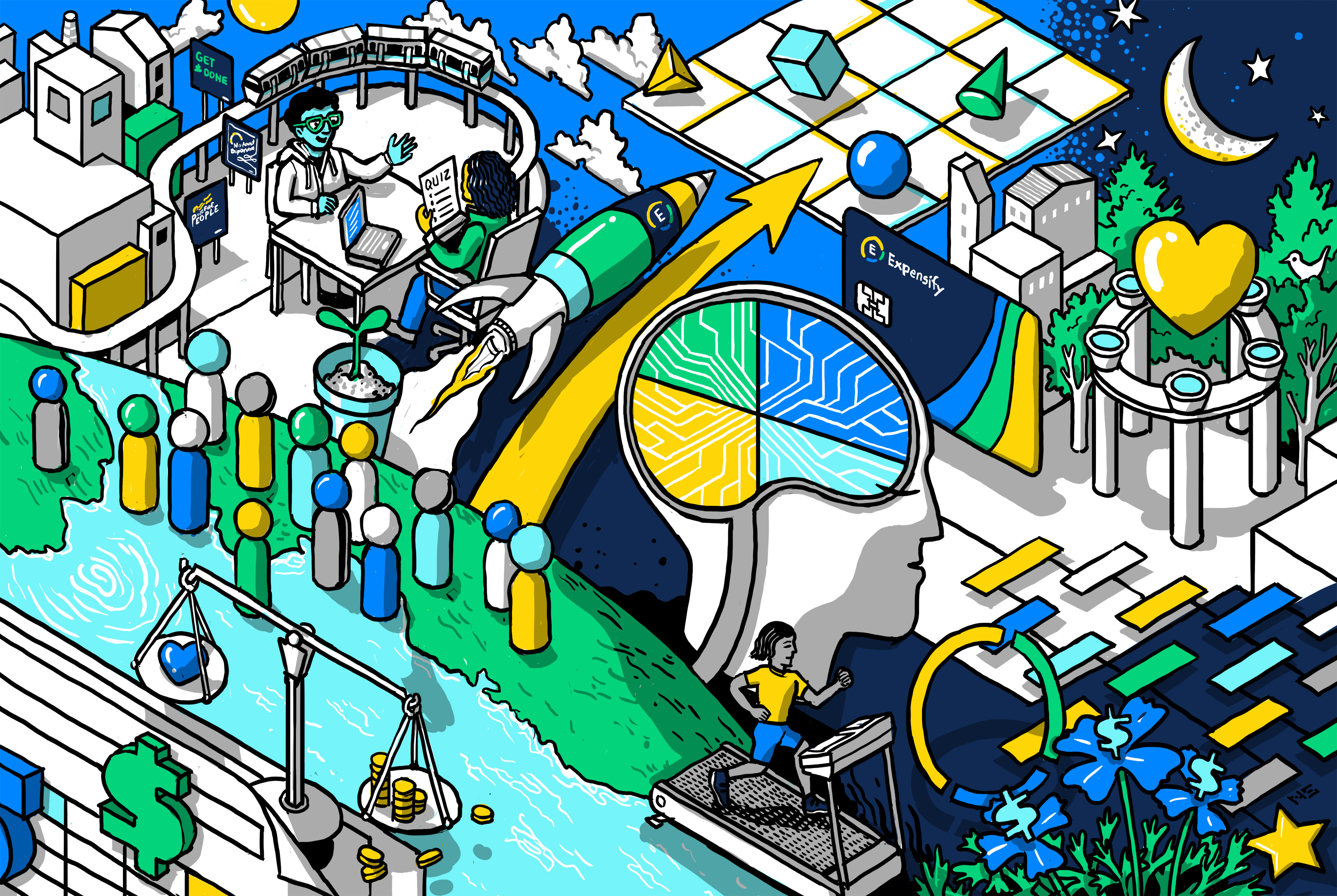 Illustration Expensify