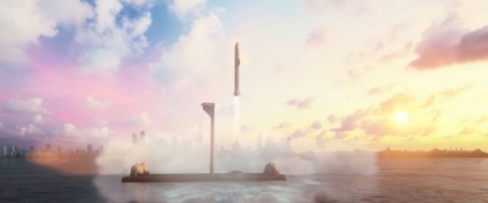 SpaceX’s first ocean spaceport is being built and will host launches next year