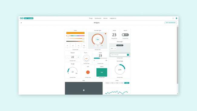 Share dashboards with anyone you want from Arduino Cloud