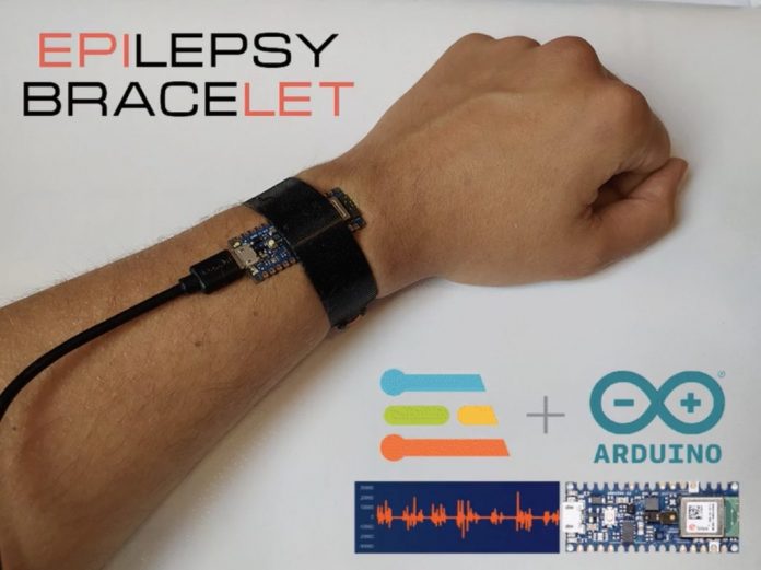Epilet is a tinyML-powered bracelet for detecting epileptic seizures