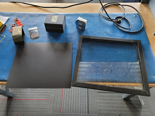 Mat cut for the frame