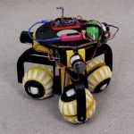 James Bruton’s robot uses three ball-shaped wheels to move in any direction