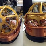 This 3D-printed tourbillon was modeled after Jacob & Co’s Twin Turbo Furious watch