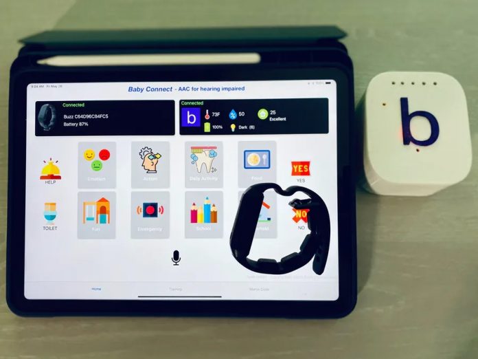 This system uses machine learning and haptic feedback to enable deaf parents to communicate with their kids