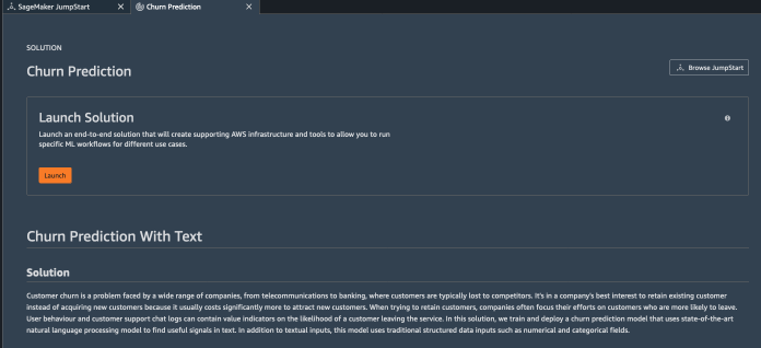 Analyze customer churn probability using call transcription and customer profiles with Amazon SageMaker