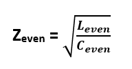 Hyperedge- , PCB Design, Hardware Design, Electronics Design, Transmission line impedance for even mode