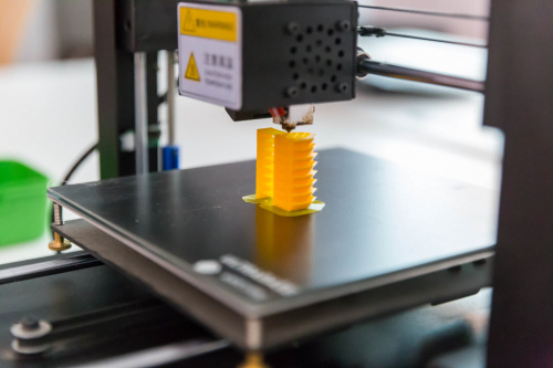 3D Printer printing an object