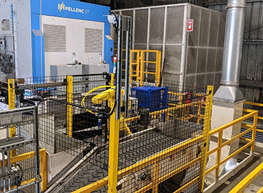 Photo: Everest Labs new breed of robotic sorting systems for material recovery facility.