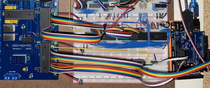 Arduino enables USB mouse support on custom 6502 homebrew computer