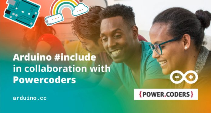 Powercoders and Arduino #Include join forces to promote equal opportunities