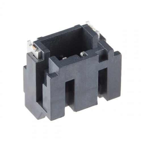 JST Right-Angle Connector - SMD 2-Pin (Black)