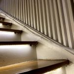 Cascading LED stair lights prevent late night tumbles — and put on a show during parties