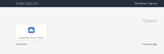 Secure access to Amazon SageMaker Studio with AWS SSO and a SAML application