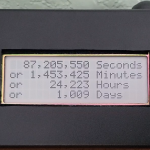 This clock counts down to retirement
