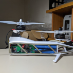 This Nano 33 IoT-controlled bicopter uses a pair of rotors to achieve stable flight