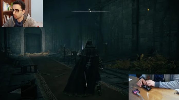 Playing Elden Ring with a TV remote