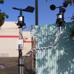 Continuously measure wind speed and direction with this EMT conduit-mounted station