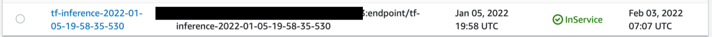 SageMaker endpoint