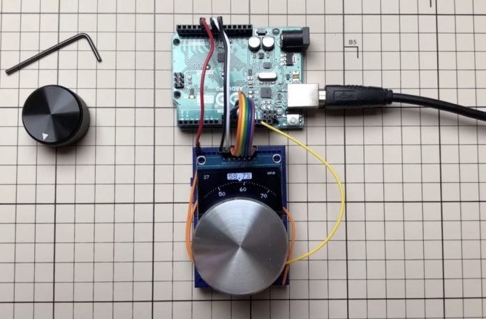 Take things up a notch by turning the humble OLED into a rotary dial