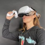 Ultrasonic array provides lip stimulation within VR