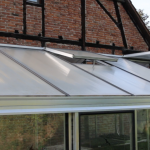 Automated window system helps keep the greenhouse climate regulated