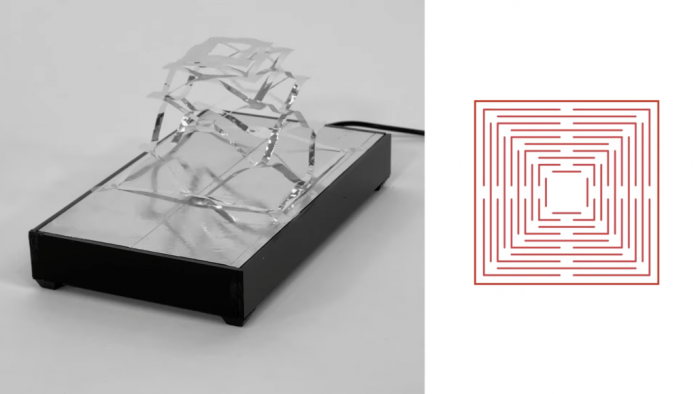 ElectriPop inflates 3D Mylar forms using electrostatic energy