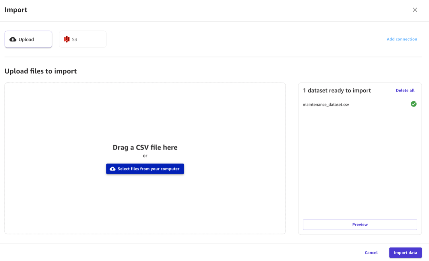 Import the dataset