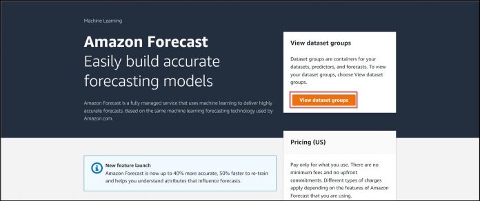 Conduct what-if analyses with Amazon Forecast, up to 80% faster than before