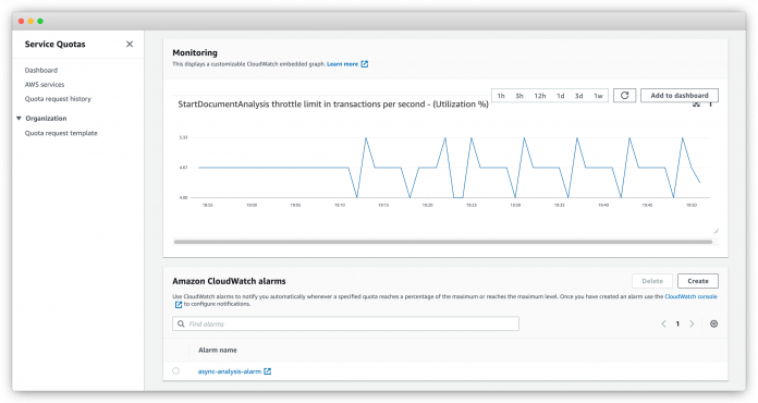 Introducing self-service quota management and higher default service quotas for Amazon Textract