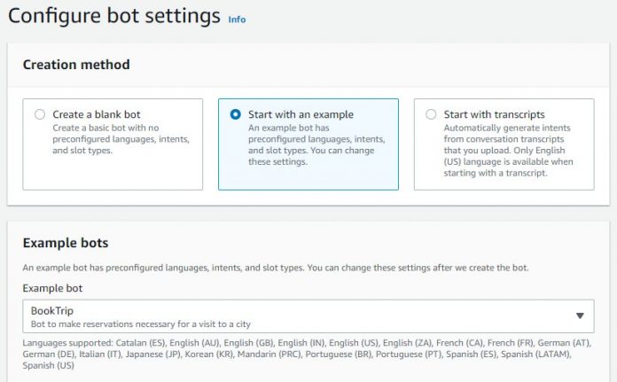 Configure DTMF slots and ordered retry prompts with Amazon Lex