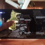 The interactive map highlights regional air pollution