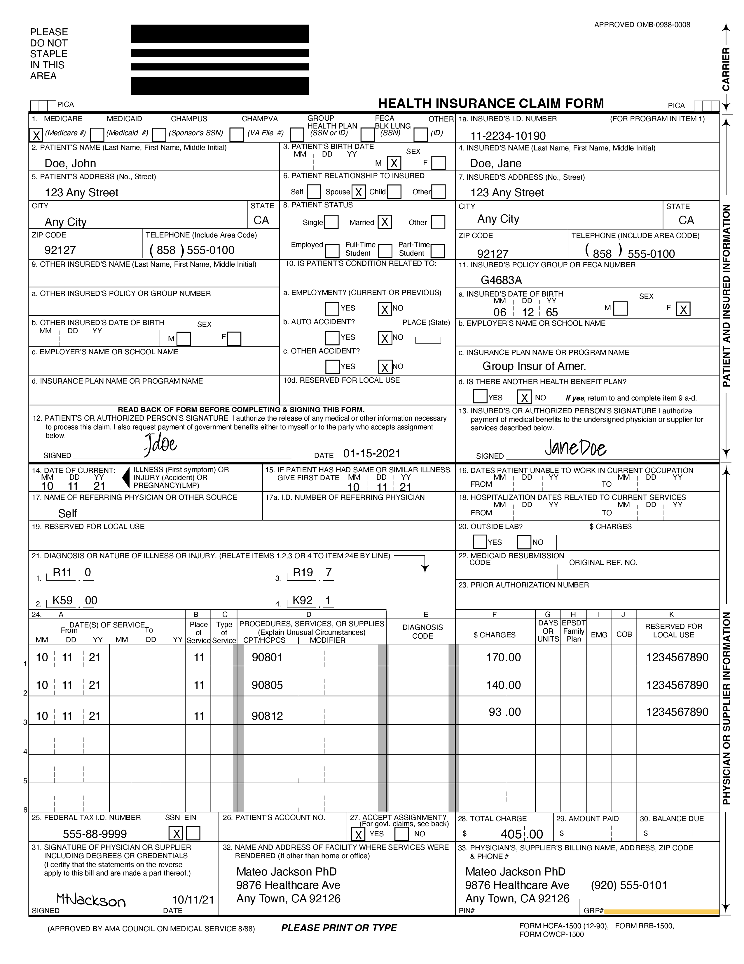 Hyperedge- , PCB Design, Hardware Design, Electronics Design, A CMS1500 Claim form